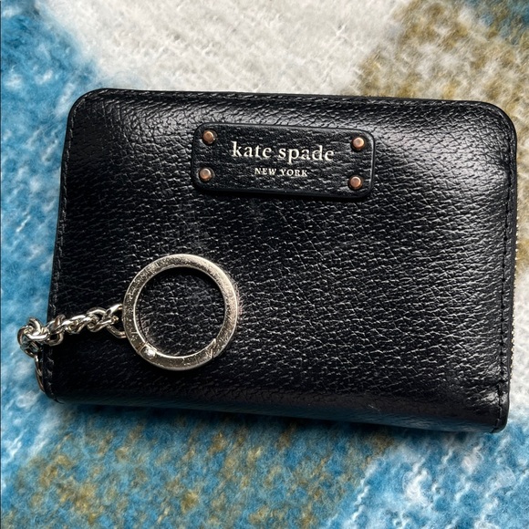 kate spade Handbags - Kate Spade Black Leather Keychain Pouch
EUC